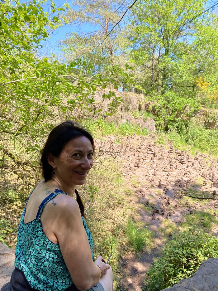 Sophie Printannier en extérieur, dans la nature en Touraine